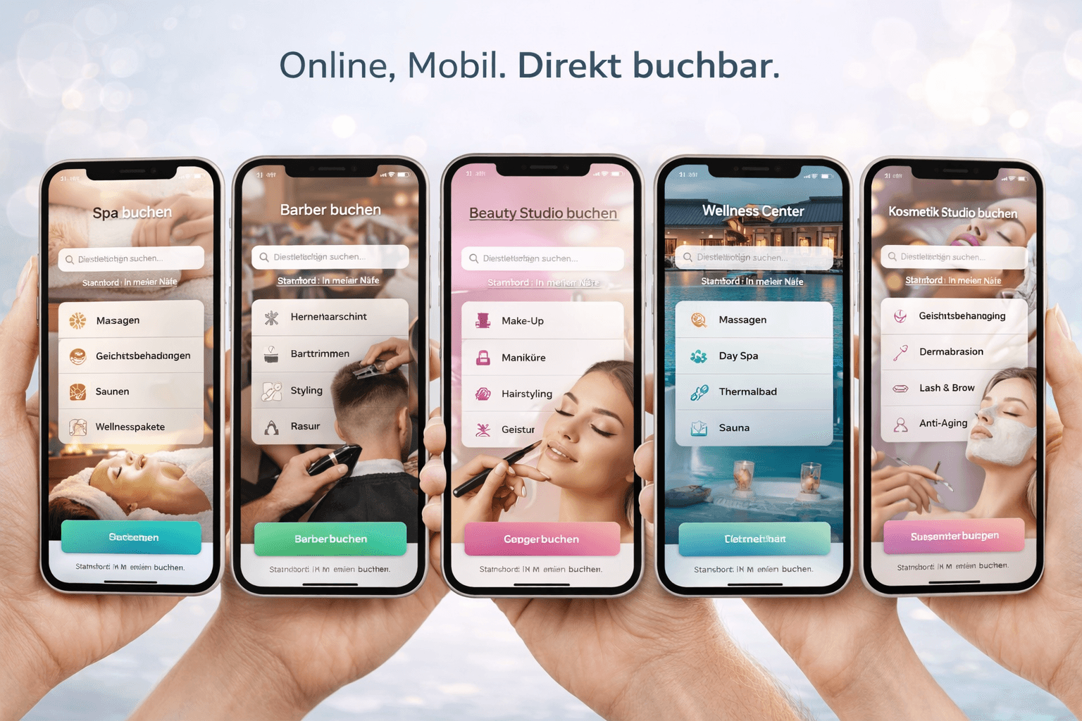 Registrierungsansicht der App